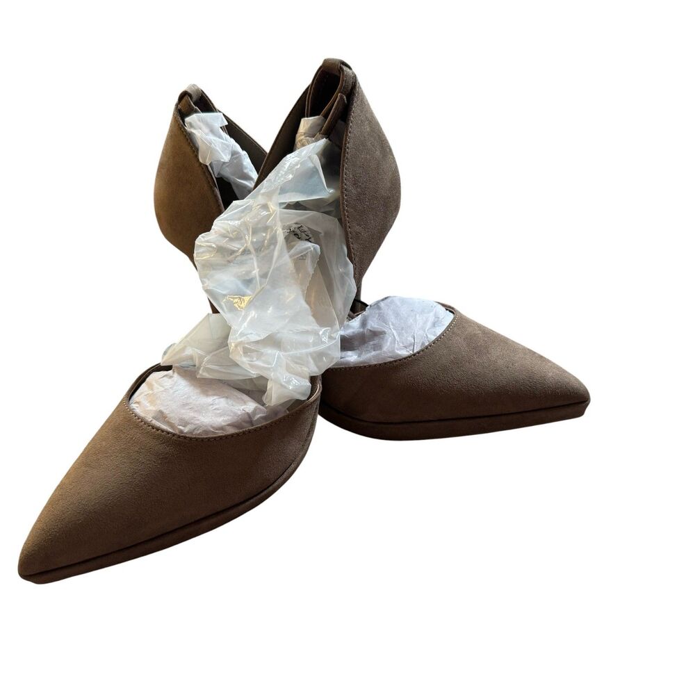 Worthington Pumps Shoes Brown Women 9.5 Medium Marview Pointed Toe Stiletto Heel